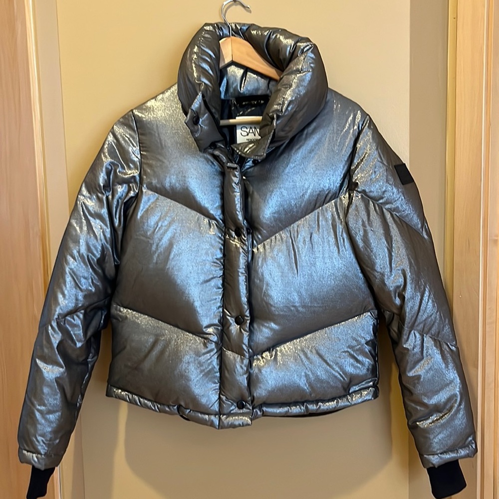 SAM.New York Puffer Jacket in Gunmetal.  FUN Basic!!